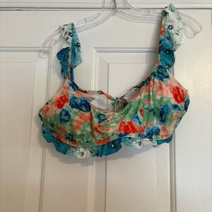 Aerie Ruffle Bikini Top